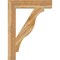 Ekena Millwork Funston Block Rough Sawn Bracket, Western Red Cedar, 6"W x 34"D x 46"H BKT06X34X46FST05RWR - alternate 2